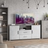 Buffet moderne Selena avec 2 portes et 2 tiroirs pour cuisine et séjour 