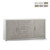 Moderne dressoir 2 deuren 4 laden buffetkast woonkamer Cleore Aanbod