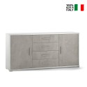 Moderne dressoir 2 deuren 4 laden buffetkast woonkamer Cleore Model