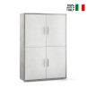 Buffet modern 4 portes meuble de rangement Aimée pour salon Choix