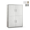 Buffet modern 4 portes meuble de rangement Aimée pour salon Promotion