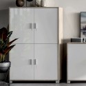 Moderne dressoir kast 4 deuren opbergkast woonkamer Maray Aanbieding