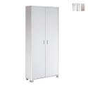 Armoire polyvalente de rangement 2 portes 8 étagères réglables Natte Offre