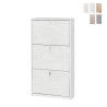 Meuble à chaussures slim 3 portes, capacité 7 paires, design moderne Kopen Réductions