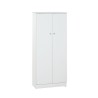 Armoire polyvalente 2 portes 3 étagères pour entrée ou séjour Kadir Caractéristiques