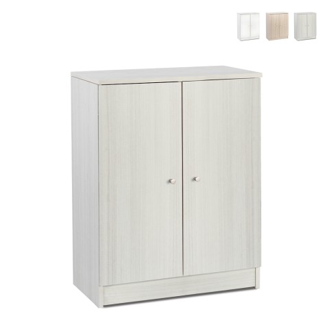 Meuble polyvalent pour salon, bureau, chambre à coucher 2 portes 2 compartiments Samo Promotion