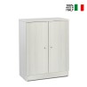 Meuble polyvalent pour salon, bureau, chambre à coucher 2 portes 2 compartiments Samo Réductions