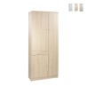 Armoire polyvalente 6 étagères avec tiroir 3 portes WIlton Promotion