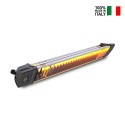 Infrarood Verwarming Binnen Buiten Afstandsbediening Schuko Stekker Iris 1200W Korting