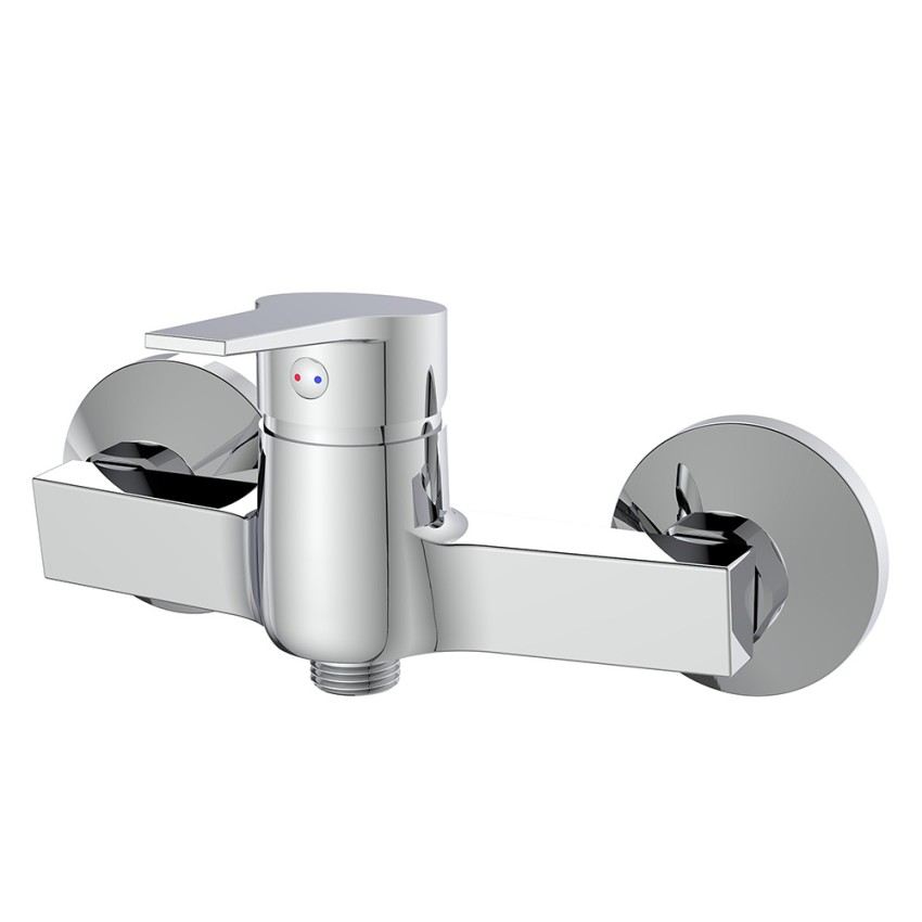 Moderne design buitendouchekraan met enkelhandige bediening Hellis Aanbieding