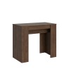 Design uitschuifbare consoletafel 90x48-308cm houten eettafel Basic Noix Aanbod