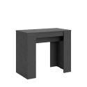 Uitschuifbare consoletafel 90x48-308cm modern design tafel antraciet Basisrapport Aanbod