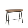 Uitschuifbare consoletafel hout 90x40-300cm Banco Eik Aanbod