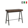 Entree console tafel uitschuifbaar hout walnoot 90x40-300cm Banco Noix Verkoop