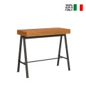Uitschuifbare eetkamer console tafel 90x40-300cm hout Banco Fir Verkoop