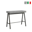 Uitschuifbare consoletafel 90x40-300cm grijs Banco Premium Concrete Verkoop