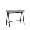 Uitschuifbare consoletafel 90x40-300cm grijs Banco Premium Concrete Aanbod
