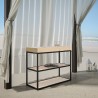 Table console extensible avec rallonges 90x40-190cm Camelia Small Premium Nature Remises