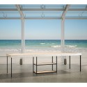Table console en bois design extensible 90x40-290cm Camelia Premium Nature Réductions