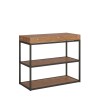 Table console extensible avec rallonges en bois 90x40-300cm Plano Fir Offre