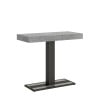 Table console grise avec rallonges extensible 90x40-300cm Capital Concrete Offre
