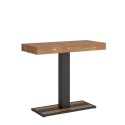 Uitschuifbare eetkamer console tafel 90x40-300cm hout Capital Fir Aanbod