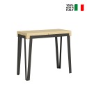 Table console extensible 90x40-190cm Dalia Small Premium Nature Vente