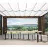 Uitschuifbare buitentafel 90x40-290cm Dalia Premium Nature Voorraad