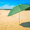 Winddichte aluminium strandparasol 180 cm met UV-bescherming Corsica 