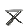 Table console grise extensible 90x40-300cm Diago Premium Concrete Offre