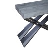 Table console grise extensible 90x40-300cm Diago Premium Concrete Réductions