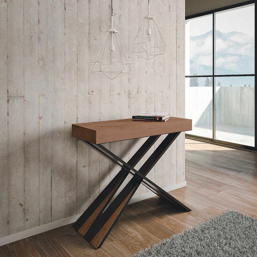 Uitschuifbare console 90x40-300cm eettafel Diago Premium Eik Aanbieding Uitschuifbare console 90x40-300cm eettafel Diago Premium Eik Aanbieding