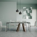 Uitschuifbare haltafel 90x40-300cm grijs Diamante Concrete Korting