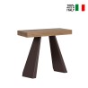 Uitschuifbare houten console 90x40-300cm moderne tafel Diamante Oak Verkoop
