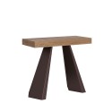 Uitschuifbare houten consoletafel 90x40-300cm moderne tafel Diamante Eik Aanbod