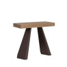 Uitschuifbare houten console 90x40-300cm moderne tafel Diamante Oak Aanbod