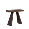 Table console extensible 90x40-300cm en bois couleur noyer Diamante Noix Offre