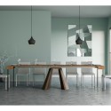 Uitschuifbare houten console tafel 90x40-300cm Diamante Fir Korting