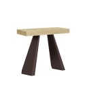 Uitschuifbare consoletafel 90x40-300cm houten tafel Diamante Premium Nature Aanbod