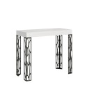 Table console extensible blanche 90x40-196cm bois legno Ghibli Small Offre