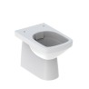 WC sur pied vertical horizontal affleurant sans rebord sanitaire Geberit Selnova Promotion