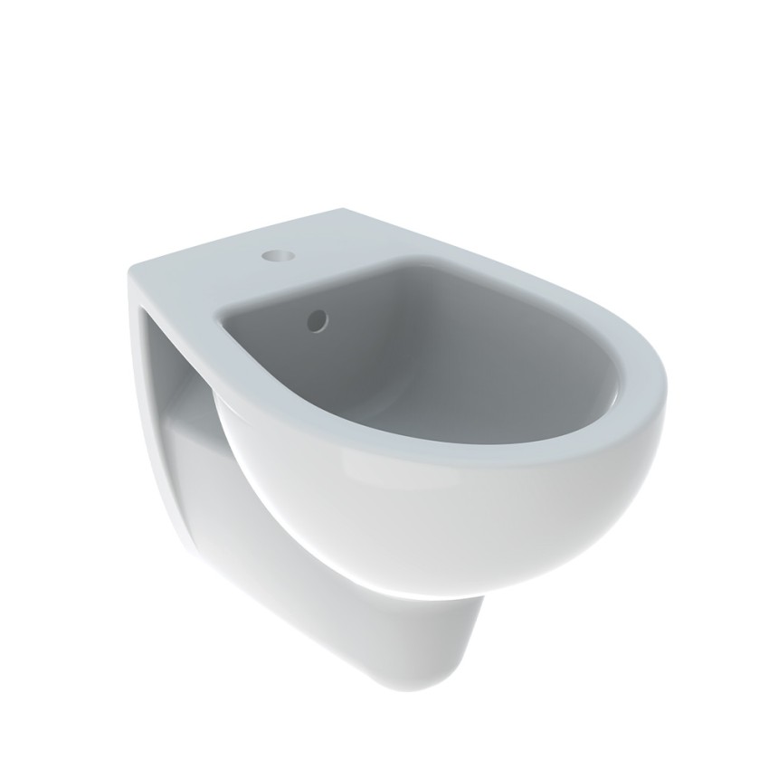 Bidet en céramique suspendu robinetterie monoforo sanitaires salle de bain Geberit Colibrì Promotion Bidet en céramique suspendu robinetterie monoforo sanitaires salle de bain Geberit Colibrì Promotion
