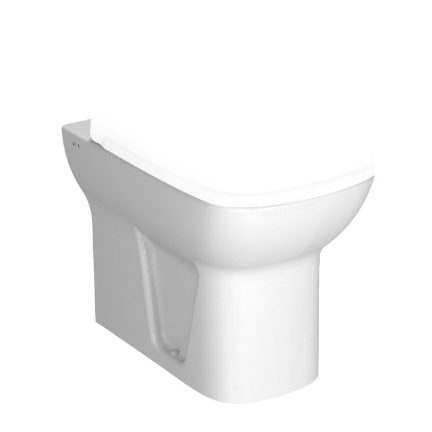 Cuvette WC à poser en céramique gain de place avec évacuation murale sanitaires S20 VitrA Promotion Cuvette WC à poser en céramique gain de place avec évacuation murale sanitaires S20 VitrA Promotion