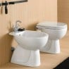Staande keramische toiletpot horizontale spoeling Geberit Colibrì sanitair Verkoop