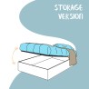Antea Tweepersoonsbed met Opbergbox Modern Design 200x210 