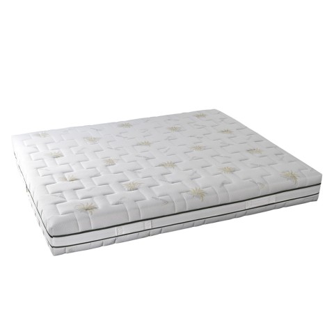 Tweepersoonsmatras 200x200 cm Anatomisch Memory Foam, Afneembare Hoes, 24 cm Dik Aanbieding