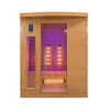 Sauna finlandais infrarouge pour maison bois 3 places quartz Apollon 3 Réductions