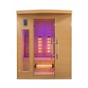 Sauna finlandais infrarouge pour maison bois 3 places quartz Apollon 3 Catalogue