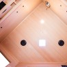 Sauna finlandais d'angle infrarouge en bois pour 3/4 places Apollon 3C Catalogue