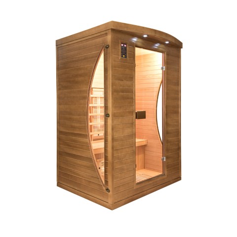 Sauna domestique infrarouge finlandais 2 places Dual Healthy Spectra 3